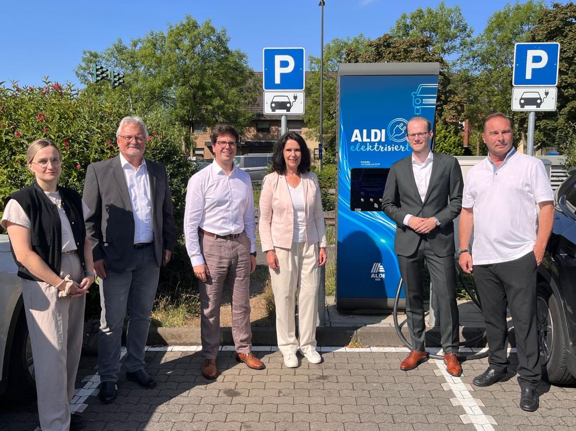 Vor Ort bei Aldi-Süd in Troisdorf 